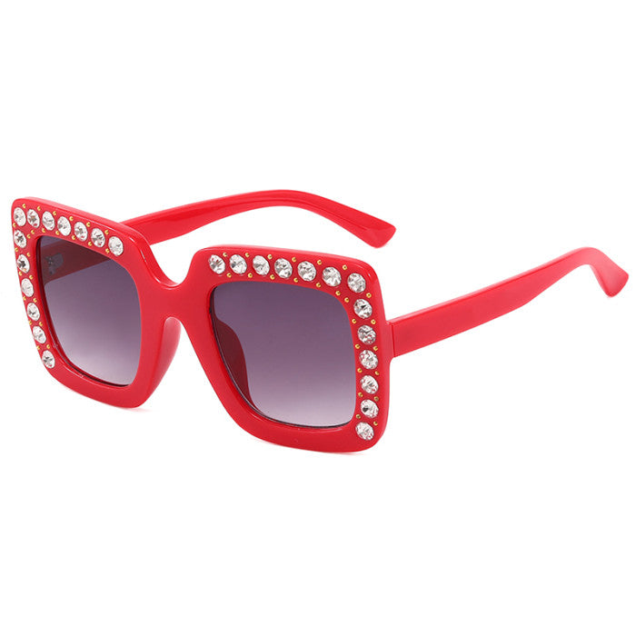 Kids Rhinestone sunglasses- Pink