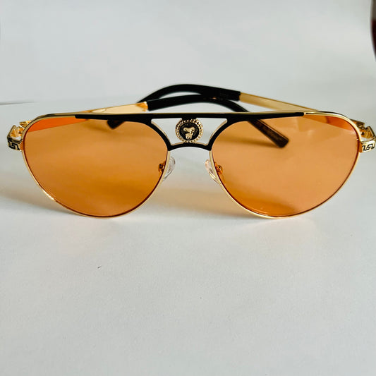 Versace inspired aviator sunglasses