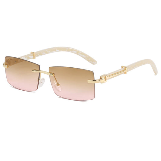 I’m a D Boy Rimless sunglasses-brown/pink